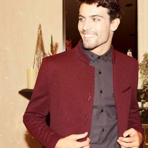 Le Chateau Quilted Knit City Blazer, Men, 36